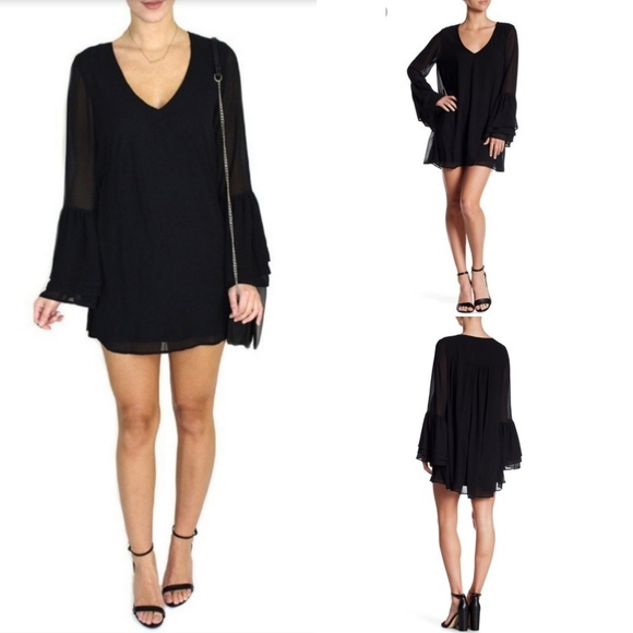 Show Me Your MuMu Dresses & Skirts - 🆕️⬇️Show Me Your MuMu Black Chiffon Nolita Dress